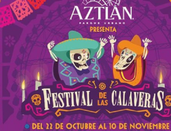 Festival de las Calaveras en Parque Aztlán.