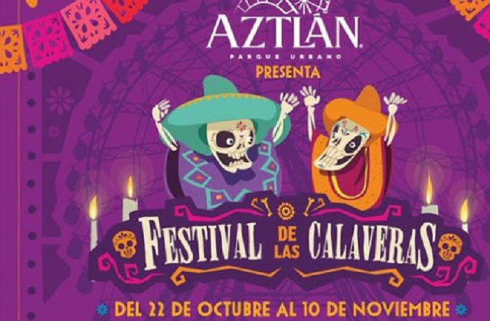 Festival de las Calaveras en Parque Aztlán.