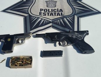 <strong>SECRETARÍA DE SEGURIDAD ESTATAL Y POLICÍA MUNICIPAL DETIENEN A PROBABLE RESPONSABLE DE LESIONES Y PORTACIÓN DE ARMA DE FUEGO</strong>