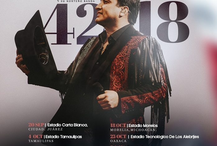YA PUEDEN ADQUIRIR SUS BOLETOS PARA LA GIRA “42.18” DE  JULIÓN ÁLVAREZ.